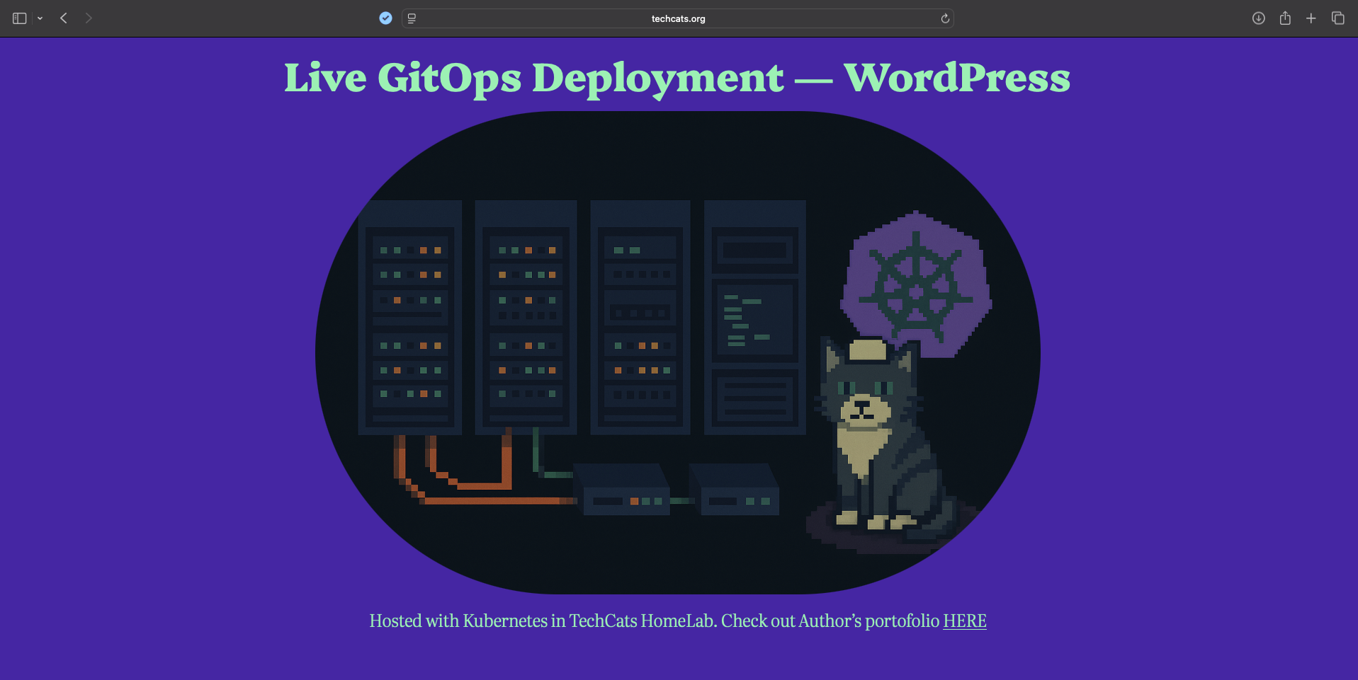 WordPress · MariaDB · phpMyAdmin — GitOps Deployment